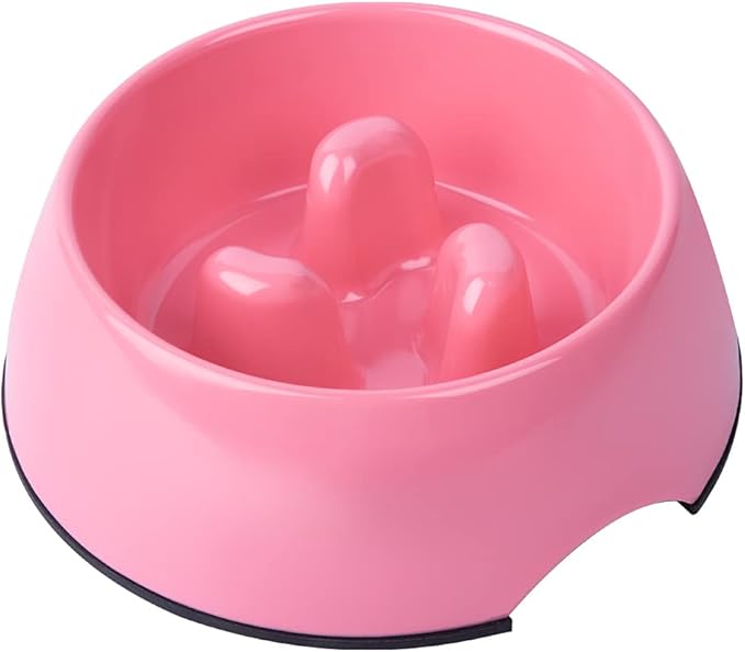 Super Design Slow Feeder Dog Bowl, 1.5 Cup, Nonslip, Heat-Resistant, Suitable for Medium to Large Dogs