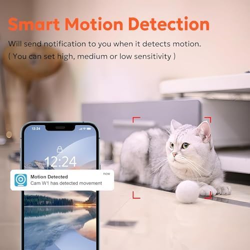 owltron Indoor Security Camera, 360 Pan/Tilt Home Cameras with Motion Detection, Pet Cam with Phone App, 2K WiFi Baby Monitor with Night Vision & Two Way Audio, 4 Pack