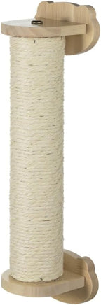 haozaikeji Cat Scratching Post for Crate Cage, Cage Mount Cat Scratcher Cage Scratcher Pole Natural Sisal Cat Scratching Post with Self Groomer and Massager for Indoor Cats Kitten