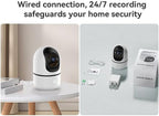 Indoor Camera 5G&2.4G WiFi Cameras for Home Security Instant 911 Alert, 360° Pan/Tilt Baby Monitor/Dog/Pet Camera AI Motion Detection Night Vision, Speaker, US Cloud Storage (2Pack)