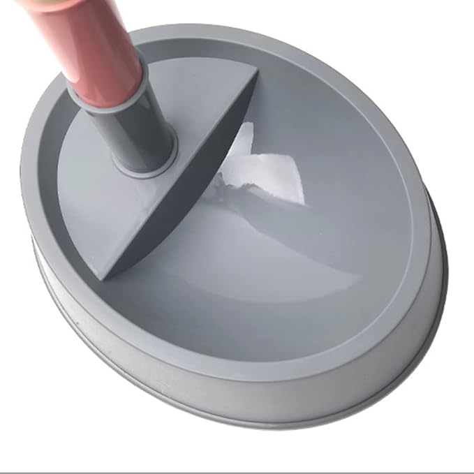 NACOCO Pet Standing Water Dispenser Cat Dog Standing Bowl with Detachable Pole Automatically Feeding Water Height Adjustable(Grey)