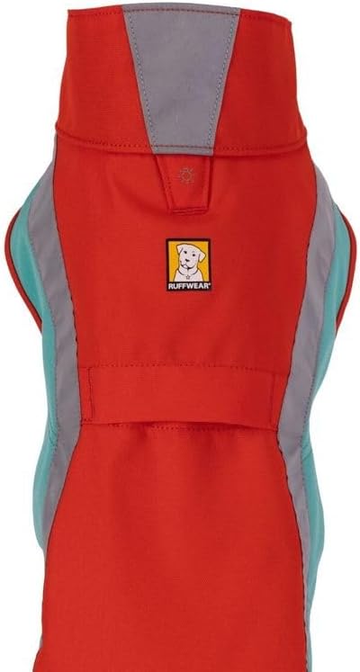 Ruffwear, Lumenglow High-Vis Dog Jacket, High-Visibility Protection for Day and Night, Blaze Orange, XX-Small