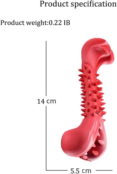 Indestructible Dog Chew Toys for Aggressive Chewers-Durable Rubber Toy for Large MediumSmall Dogs, Interactive Puppy Teething Chewer (Fit for Small Dogs)