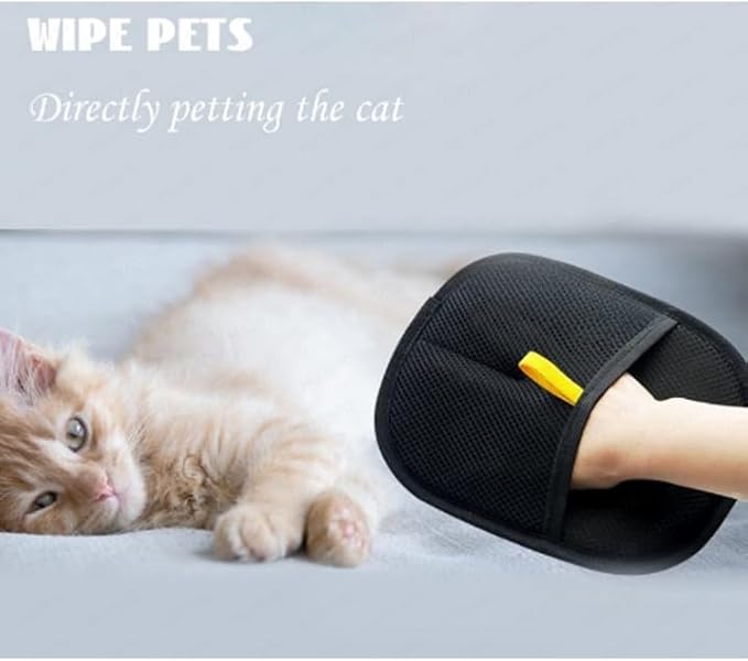 Pet Hair Removal Glove for Dogs & Cats, 2025 Upgraded electrostatic Pet Hair Gloves,Pet Hair Remover Tool for Sofas, Furniture, Carpets, car Seats, pet Grooming (1PCS)