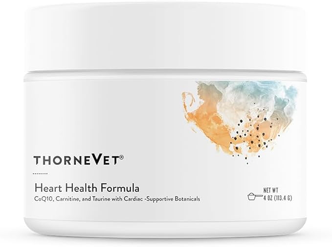 ThorneVET Heart Health Formula – Cardiovascular Support for Dogs & Cats, 90 Scoops