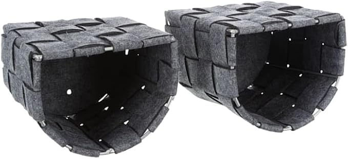 TRIXIE Frehi Wall Mount Cat Condo Set, 2 Condos and 2 Steps, Dark Gray