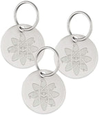 Natural Flea & Tick Repellent Collar Tag for Dogs & Cats – BioPower Pet Shield – Safe for Pets When Used as Directed – Lasts 1 Full Year - Small Tag (<10 Lbs) - 3 Pack