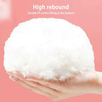 Cat Beds for Indoor Cats, Dog Bed, Cat Bed, Machine Washable, Fluffy Round Pet Bed Non-Slip, Autumn and Winter Warmth, Cuddler Cushion Self Warming (Plaid Dark Blue, 30 inch)