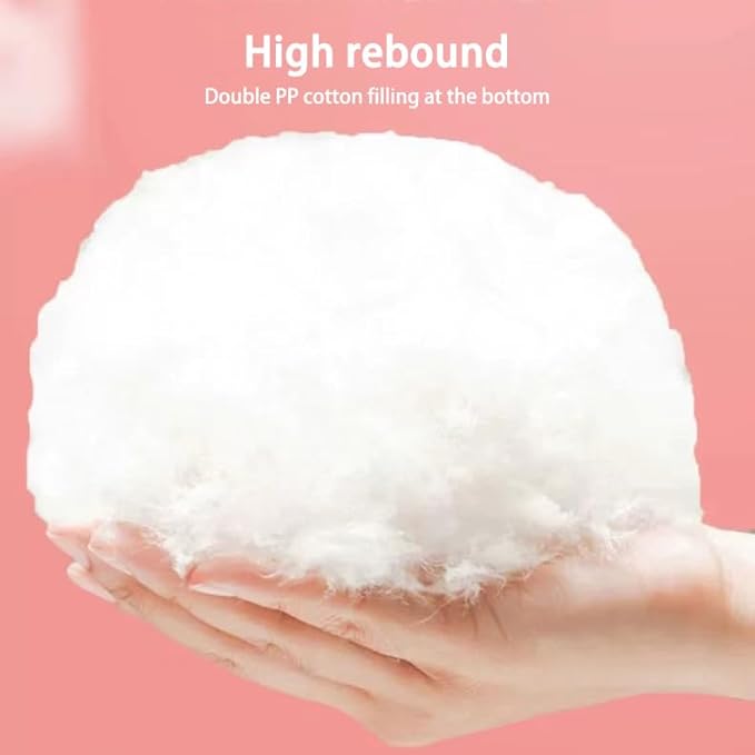 Cat Beds for Indoor Cats, Dog Bed, Cat Bed, Machine Washable, Fluffy Round Pet Bed Non-Slip, Autumn and Winter Warmth, Cuddler Cushion Self Warming (Grey, 24 inch)