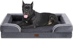 Comfort Expression Waterproof Orthopedic Foam Dog Beds, XXL Orthopedic Dog Beds for Extra Large Dogs, Washable Pet Sofa Bed with Removable Cover & Non-Slip Bottom(XX-Large,Dark Grey)