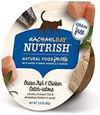 Nutrish Rachael Ray Grain Free Wet Cat Food Ocean Fish & Chicken Catch-iatore, 2.8 oz. Cup, 24 Count