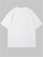 Verdusa Women's Lips Print Graphic Tees Y2k T Shirts Summer Crew Neck Vintage Going Out Tops