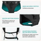 Lukovee Dog Backpack Carrier, Legs Out Easy-fit Dog Front Carrier for Small Medium Dogs,Adjustable Hands Free Dog Chest Carrier for Hiking Cycling (Black,X-Large)