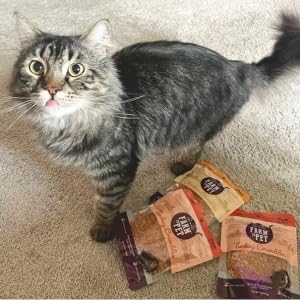 Farm To Pet - Cat Treat Crumbles - 3 oz Single Ingredient Turkey Cat Treats or Snacks - Healthy for Indoor Cats and Kitten- Essential Products (Mix with Wet or Dry Food)