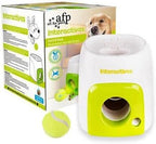 Automatic Interactive Tennis Machine Dog Feeder Ball Launcher Dog Toy Ball Thrower Enrichment Toys for Dogs. Interactive Puppy for Small and Medium Size Dogs, 3 Balls Included (2 inch)