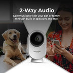 Waggle Dog Temperature Monitor & Pet Camera Bundle for RVs - Portable WiFi Cam (128GB) with Motion Alert & Remote Access | Watch Pets While Travelling