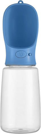 WePet Portable Dog Water Bottle, 19 OZ, Leak Proof Puppy Water Dispenser with Drinking Feeder for Pets Outdoor Walking, Hiking, Travel, Food Grade Plastic