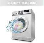 Anti Anxiety Round Fluffy Plush Faux Fur Warm Washable Dog Bed & Cat Bed, Original Bed for Small Medium Large Pets,Used to Relieve Joints and Improve Sleep（20"/24"/27''） (20", Rainbow)