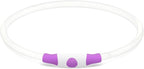 Light up Dog Collar, BSEEN USB Rechargeable Flash Dog Necklace Light, Pet Safety Collar Makes Your Beloved Dogs Be Seen at Night for Small Medium Large Dogs(Purple)