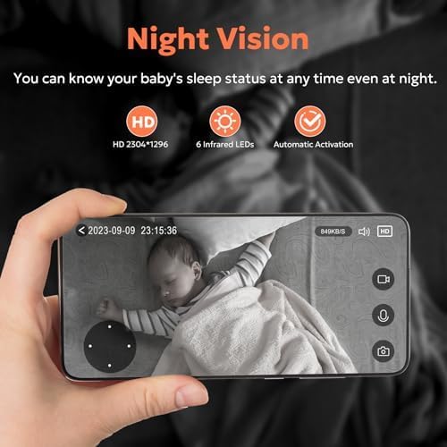 owltron Indoor Security Camera, 360 Pan/Tilt Home Cameras with Motion Detection, Pet Cam with Phone App, 2K WiFi Baby Monitor with Night Vision & Two Way Audio, 4 Pack