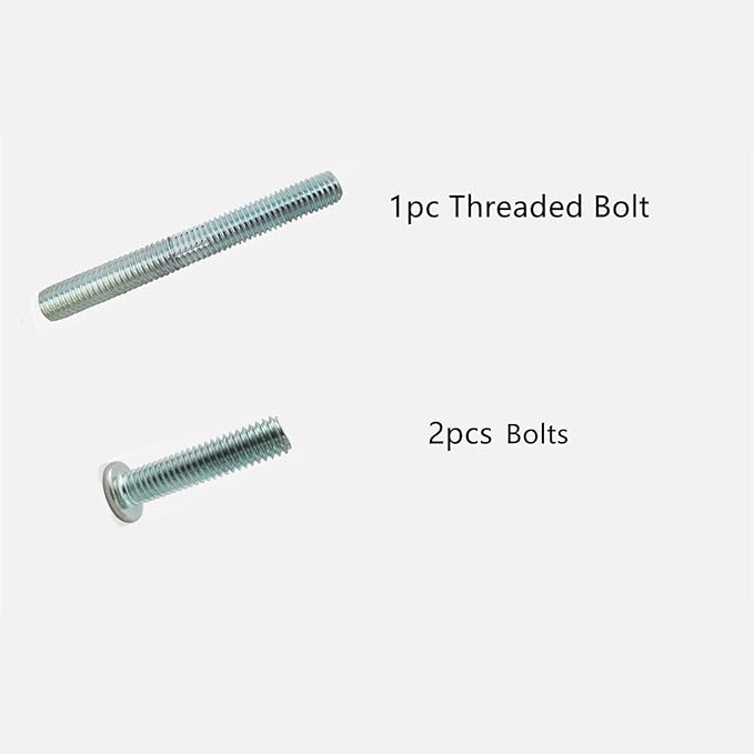 SHENGOCASE 2-Pack 15" L, Ø 2.75" Cat Tree Replacement Post with M8 Bolt, Cat Tower Relacement Post, DIY Cat Scratching Post Replacement Part Pole