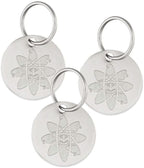 Natural Flea & Tick Repellent Collar Tag for Dogs & Cats – BioPower Pet Shield – Safe for Pets When Used as Directed – Lasts 1 Full Year - Regular Tag (3Pack)