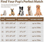 JOLLYVOGUE Calming Dog & Cat Bed for Large Dogs, Anti-Anxiety Donut Cuddler Cozy Soft Round Bed with Anti-Slip Bottom, Fluffy Faux Fur Plush Cushion Beds for Medium Dogs (36")