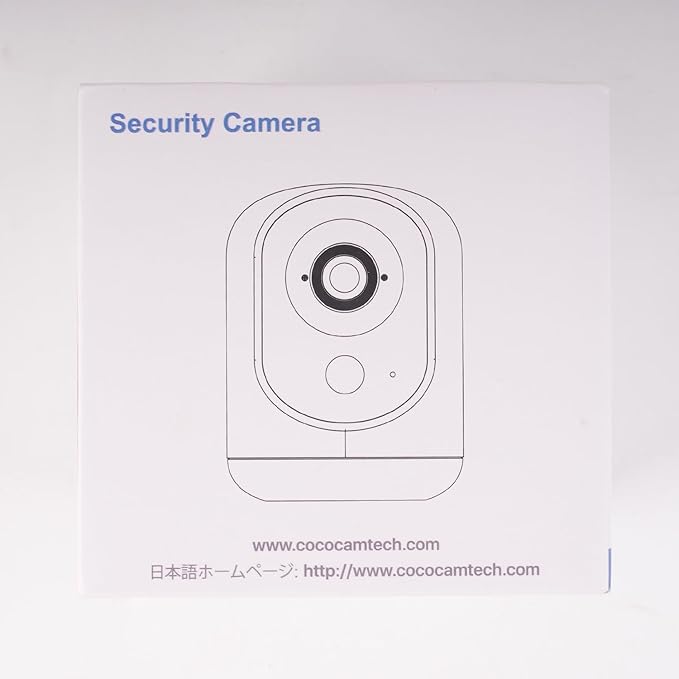 COCOCAM 2K Indoor Pan/Tilt Security Camera with 5200mAh Battery, WiFi Camera,Wireless for Baby Monitor/Pet/Home Security, AI Recognition, PIR Human Detection, 2.4G WiFi (White)
