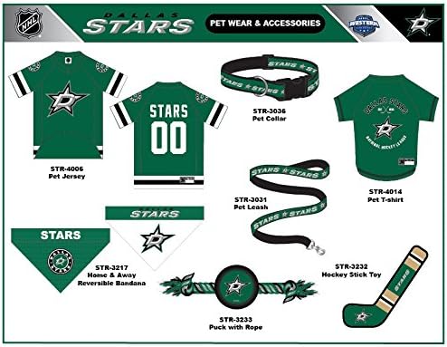Pets First NHL Dallas Stars Puck Toy for Dogs & Cats. Play Hockey with Your Pet with This Licensed Dog Tough Toy Reward!
