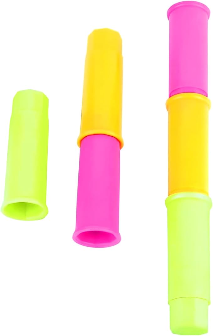 NACOCO Pet Standing Water Dispenser - Cat Dog Standing Bowl with Detachable Pole Automatically Feeding Water Height Adjustable(Green/Red/Yellow Adjustable Rods)