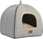 Cat Bed for Indoor Cats - Cat Cave Bed Cat House Cat Tent with Removable Washable Cushioned Pillow, Soft Kitten beds,Cat Beds & Furniture, for Small and Medium Pet Bed