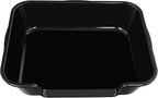 1 Pack Extra Large Dog Litter Box Pan Tray (ABS Material), Low Entry Jumbo Senior Litter Boxes for Multiple Kitten Big Cats, Pet Safe Indoor Dog Potty (Black, 24" L x 20" W)