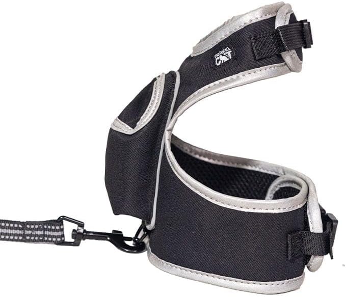 Travel Cat & Stray Cat Harness and Leash Set - Adjustable Velcro Mesh Cat Harness and Strong Nylon Leash Kit - Comfort Escape Proof Harness for Cats, Kitten for Outdoor Walking (Large: 13-16 in)