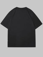 Verdusa Women's Lips Print Graphic Tees Y2k T Shirts Summer Crew Neck Vintage Going Out Tops