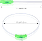 LED Dog Collar, Rechargeable Light Up Dog Collars,IP67 Waterproof Dog Lights for Night Walking，Adjustable, Reusable Safety Necklace for Small Medium Large Dogs (Green)