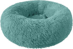 Dog Bed for Small Medium Large Dogs, 24 inch Calming Dogs Bed, Washable-Round Cozy Soft Pet Bed for Puppy and Kitten with Slip-Resistant Bottom