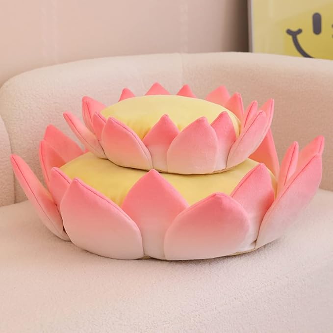 Cat Mattress Flower Cat Sofa Bed Cute and Comfortable Cat Nest Cushion Thickened Non-Slip Three-Dimensional Pet Bed Multifunctional Cushion Indoor Cushion（L