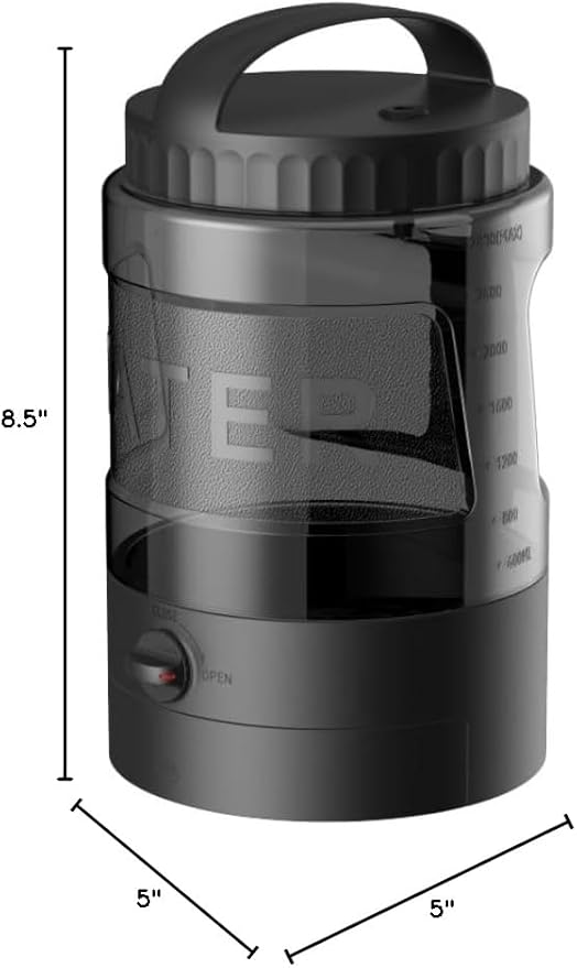 Dog Water Bottle Bowl Dispenser - 95OZ Large Dog Travel Water Bottle Portable with Pull-Out Travel Water Bowl for Dogs Camping Hiking Traveling Beach Park Accessories, Leak-Proof Pet Water Dispenser