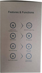 Automatic Cat Feeder - Cat Food Dispenser for 2 Cats MeowServe S20D, Auto Dog Feeder with Stainless Steel Bowls, 5L Pet Feeder with Patented Anti-Jam Port, App, 2.4G/5G WiFi (White)