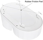 RIZZARI Large Gravity Water Dispenser: 8L Automatic Upgraded Water Feeder with Stainless Steel Bowl - Two Caps and Filters for Pets Indoor/Outdoor Use by Owners