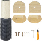 haozaikeji Cat Scratching Post for Crate Cage, Cage Mount Cat Scratcher Cage Scratcher Pole Natural Sisal Cat Scratching Post with Self Groomer and Massager for Indoor Cats Kitten