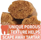 Chicken Dog Chew Chips, Puffed Human Grade Chicken Dog Treat, Rawhide Alternative, Easy to Digest 12pcs/Pack