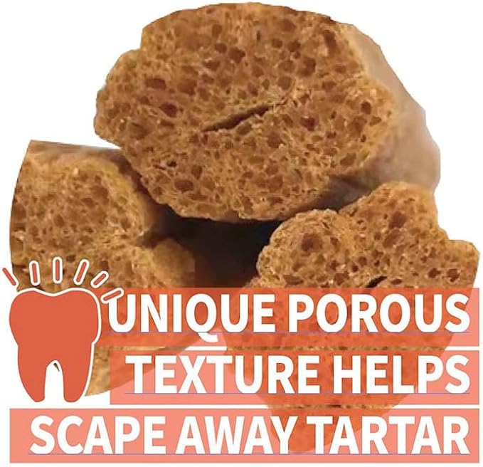 Chicken Dog Chew Chips, Puffed Human Grade Chicken Dog Treat, Rawhide Alternative, Easy to Digest 12pcs/Pack