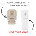 Compatible Refill for PetSafe SSSCat Motion Sensor Device, [2 Pack] Gentle Pet Training Aid for Home Boundaries – Non-VOC, Family-Safe Spray – Made in The USA. Holds about 75-100 Sprays Per Can