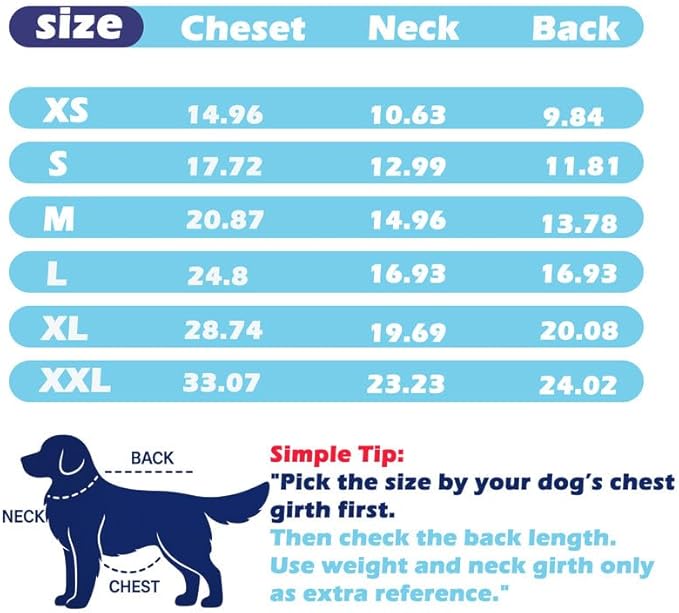 Dog Coat Reversible Winter Jacket for Small Dog Puppy Cozy Fleece Lining Size S