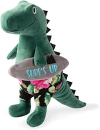 Fringe Studio Plush Dog Toy with Squeaker, Surf’S Up, Dude! PetShop Collection (289623)