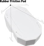 Sfozstra Large Dog Water Dispenser: 9L Automatic White Water Feeder with Stainless Steel Bowl - with Filter - Gravity Design for Multiple Pets Indoor/Outdoor