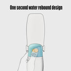 Dog Water Bottle, Leak Proof Portable Puppy Water Dispenser, Travel Puppy Water Bowl, Foldable Dog Water Bottle for Pets Outdoor Walking, Hiking, Travel, Food Grade Plastic (Khaki, 16.23 fl. oz)