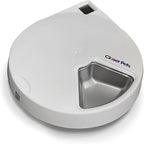 Cat Mate C500 5 Bowl Digital Timer-Controlled Automatic Pet Feeder - 5-Meal Feeder with Stainless Steel Bowl and Ice Packs, Wet or Dry Food, 5 Meals Up to 0.73 lb Each, White