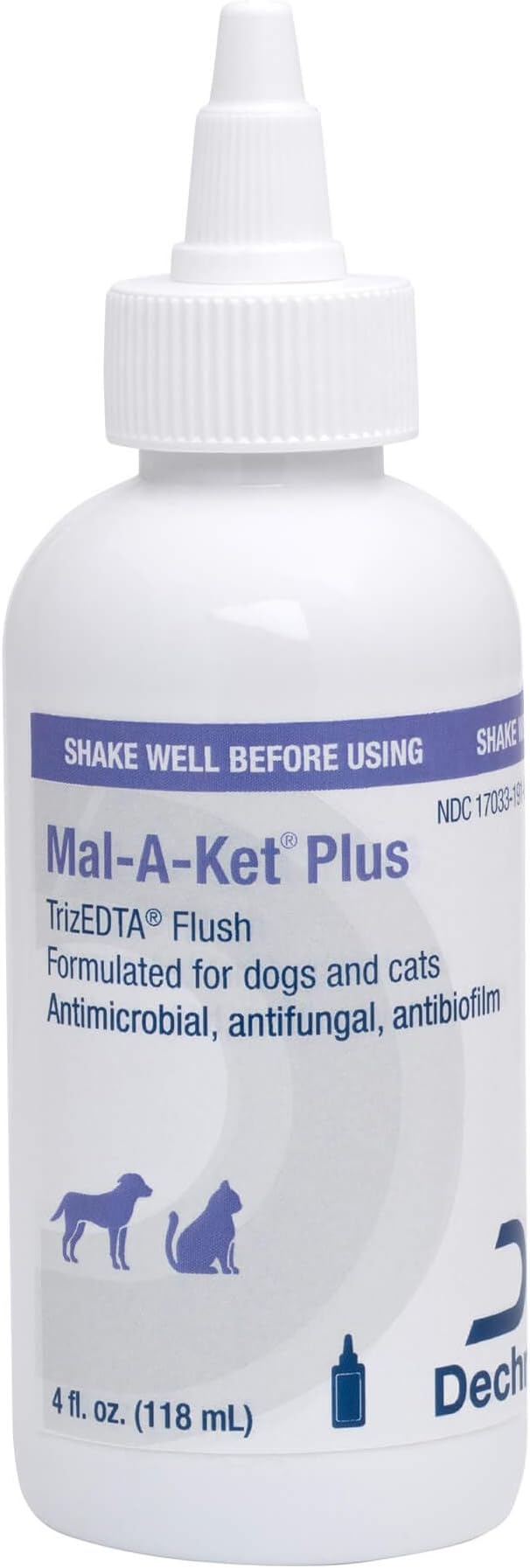Mal-A-Ket Plus TrizEDTA Flush for Cats and Dogs, 4 oz